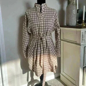 Burberry Iconic Full Nova wrap shirt dress